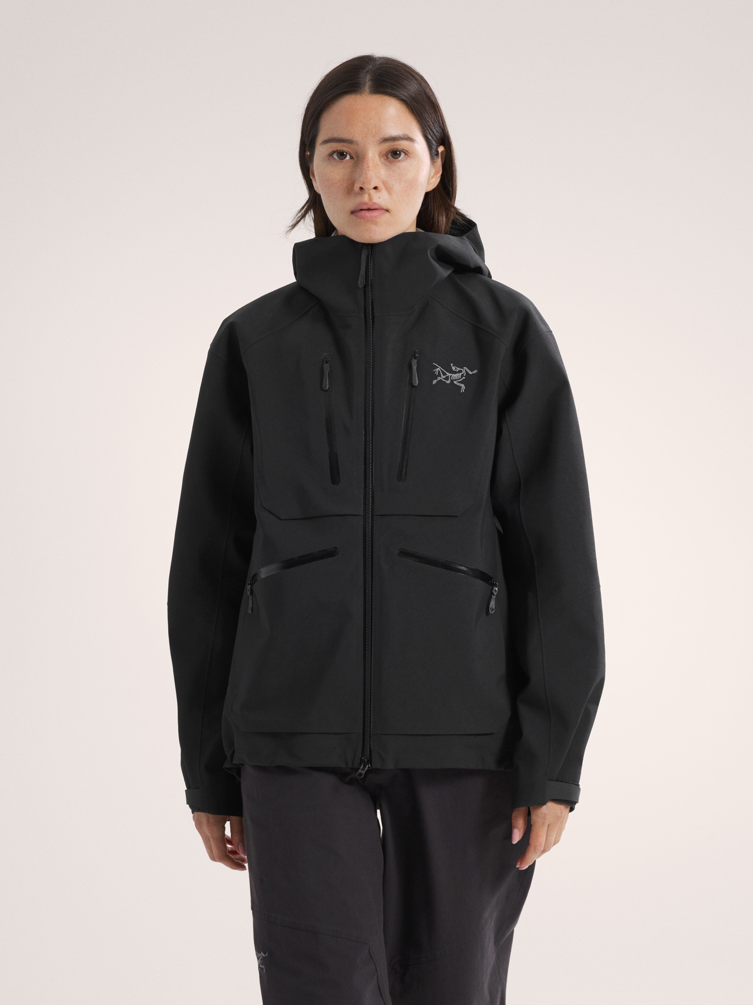 F25-X000010089-Emaris-Relaxed-Jacket-Black-Women-s-Front-View
