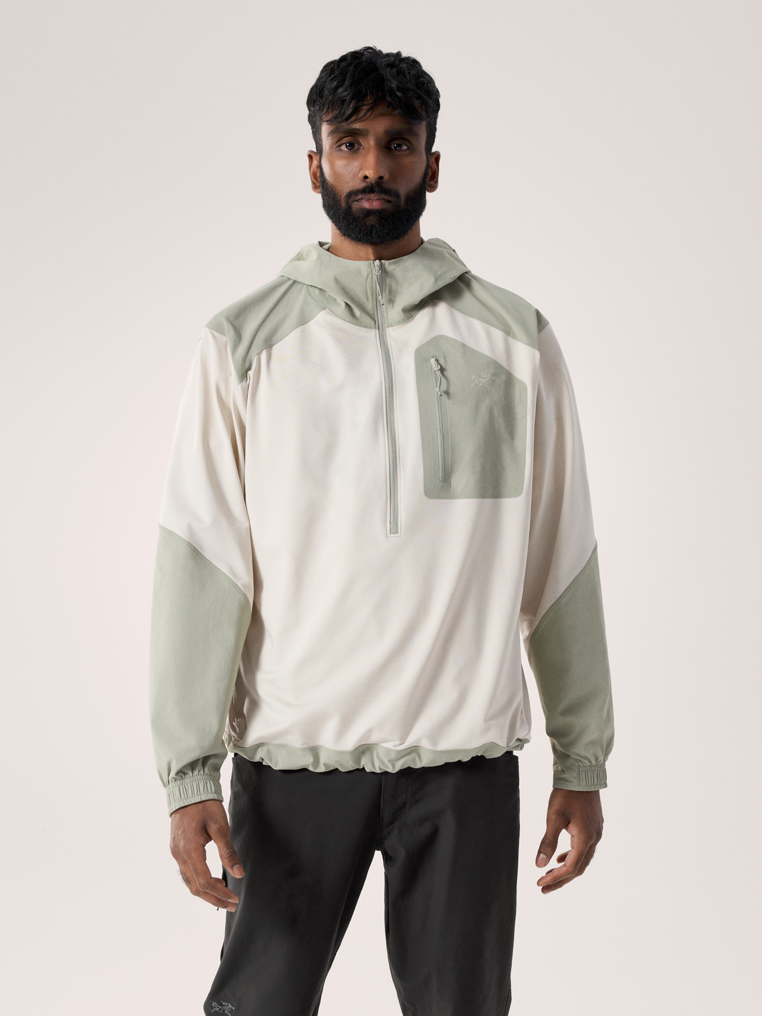 S26-X000009807-Konseal-SL-Pullover-Hoody-Sea-Salt-Habitat-Front-View